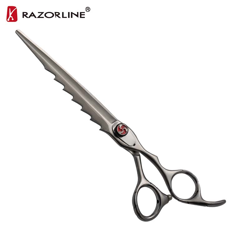 Razorline NPK27 серия 440C Стальные горячие продажи прямые изогнутые тоньше Pet Ножницы Набор