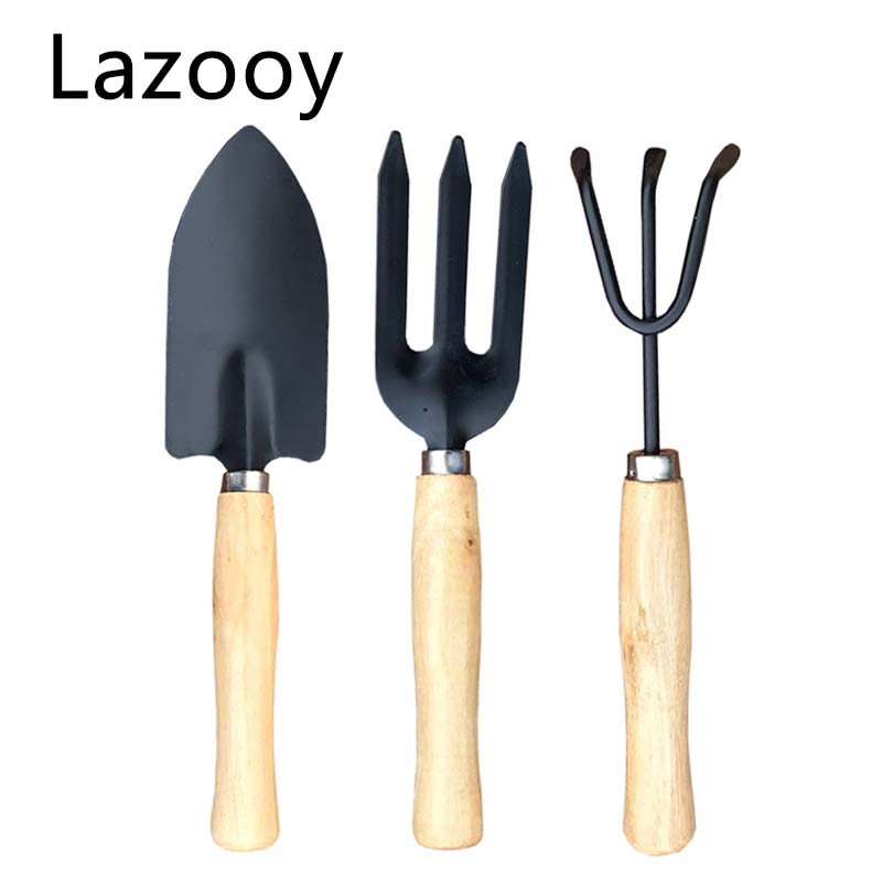 Lazooy садовый набор из трех предметов садовые инструменты набор из трех частей переворачивания почвы для выращивания овощей и деревьев