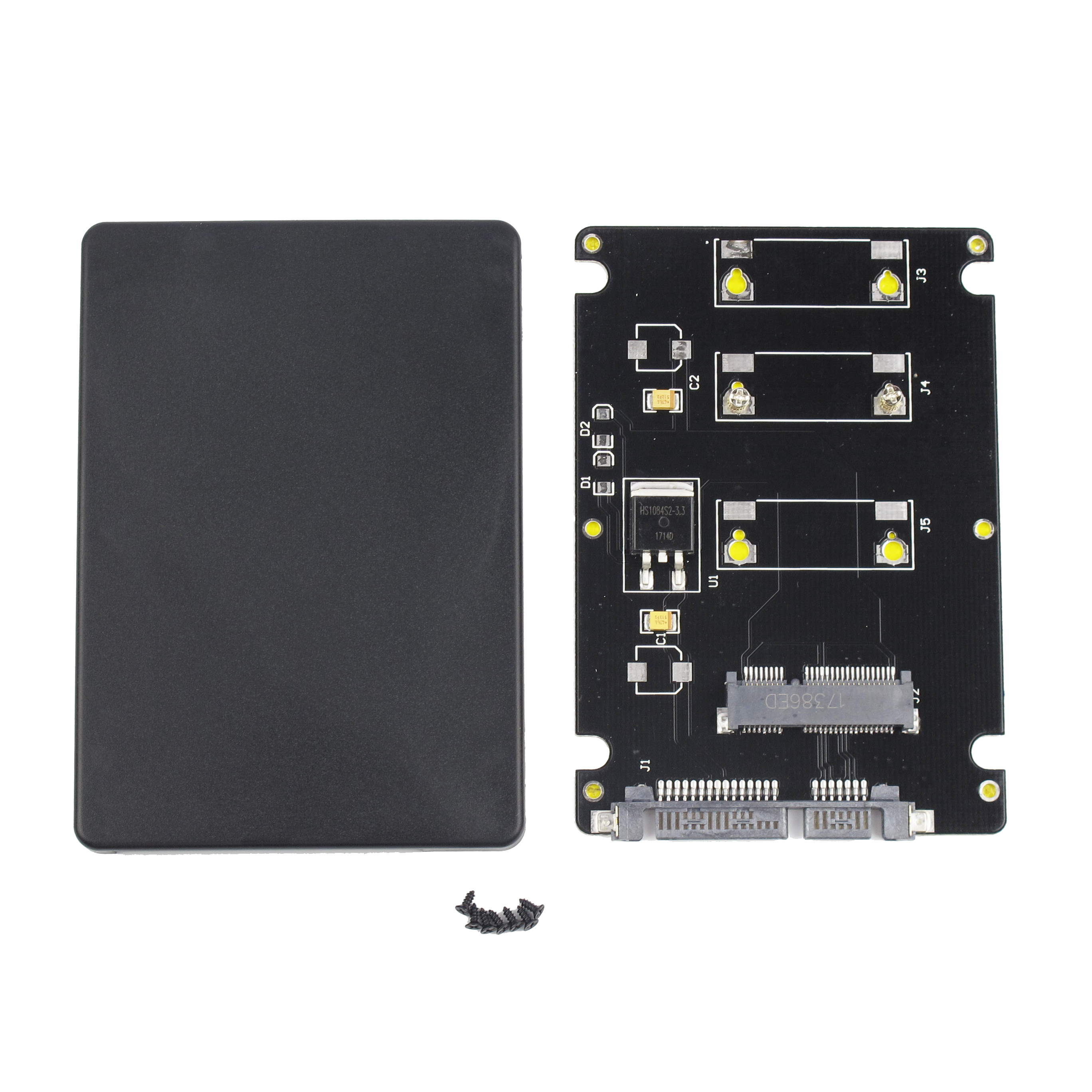 Meitk заводская цена mSATA к SATA3 SSD адаптер коробка