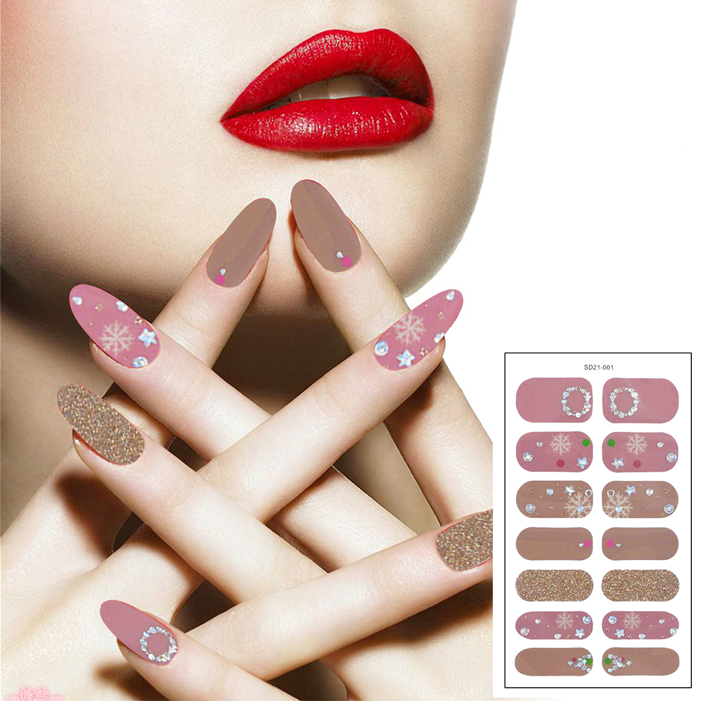 5% Discount Cheap Eco Friendly Variety Styles Henna Tattoo Temporary Summer Fruit Fake Nail Sticker