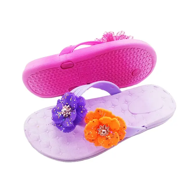 2021 summer lovely pcu children flip flop baby child girl slippers