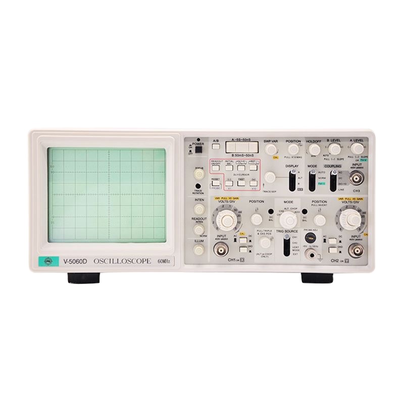 MCH V-5060D дешевой цене студенты аналоговый портативными осциллографами 3 канала 6 отслеживания