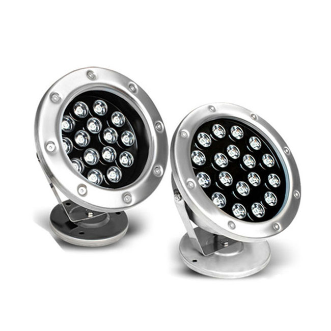 Ac Dc24V Av220V Dmx Multi-Colored Rgb Underwater Led Fountain Light