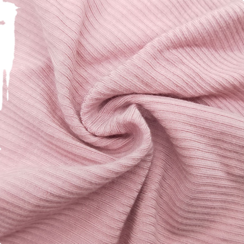 50S 2*2, Modal cotton rib knitted fabric with drooping elastic thread