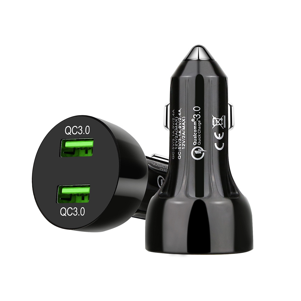 Новый дизайн модели dual qc3.0 автомобильное зарядное устройство с цифровым дисплеем для Huawei 40w совместимый разъем 22,5 Вт сверх Быстрая зарядка