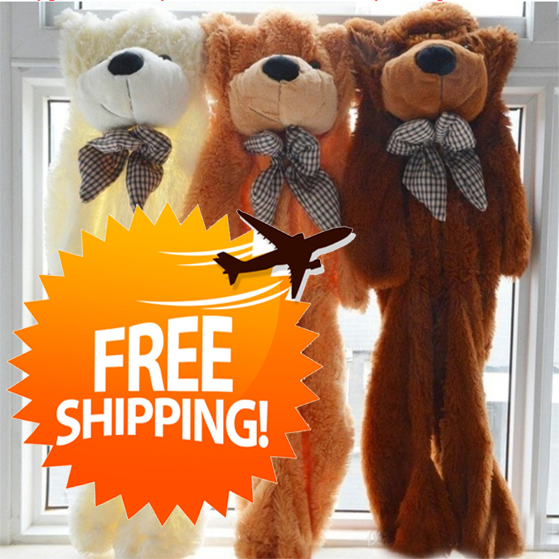 Hot Sale 20CM To 200cm Cheap Giant Big Soft Shell Unstuffed Teddy Bear Skin