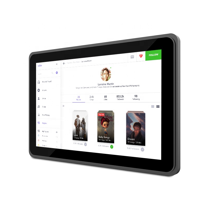 Usingwin разрешение 1280*600 промышленный 7-дюймовый android wifi планшетный ПК с dc входом питания DC USB RS232 OTG