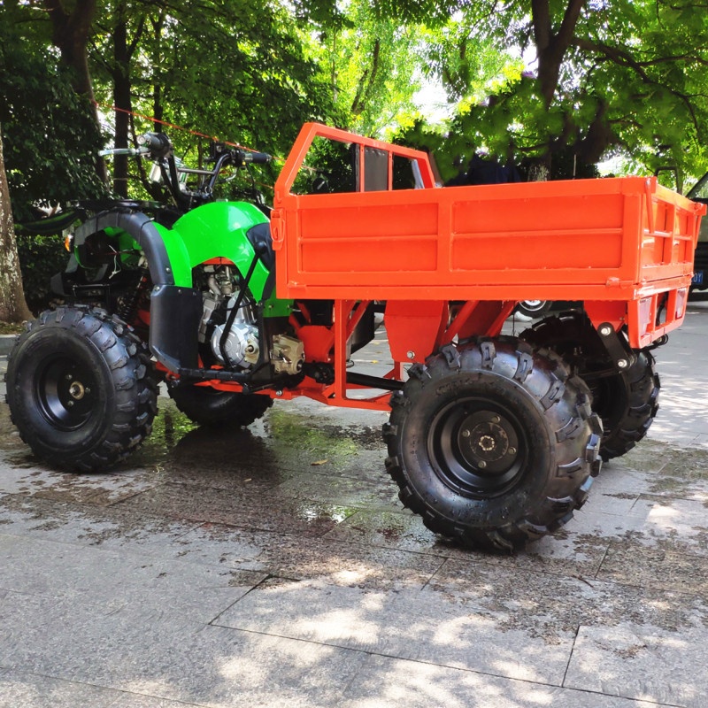 125cc маленький atv трактор сельскохозяйственный мотовездеход с прицепом