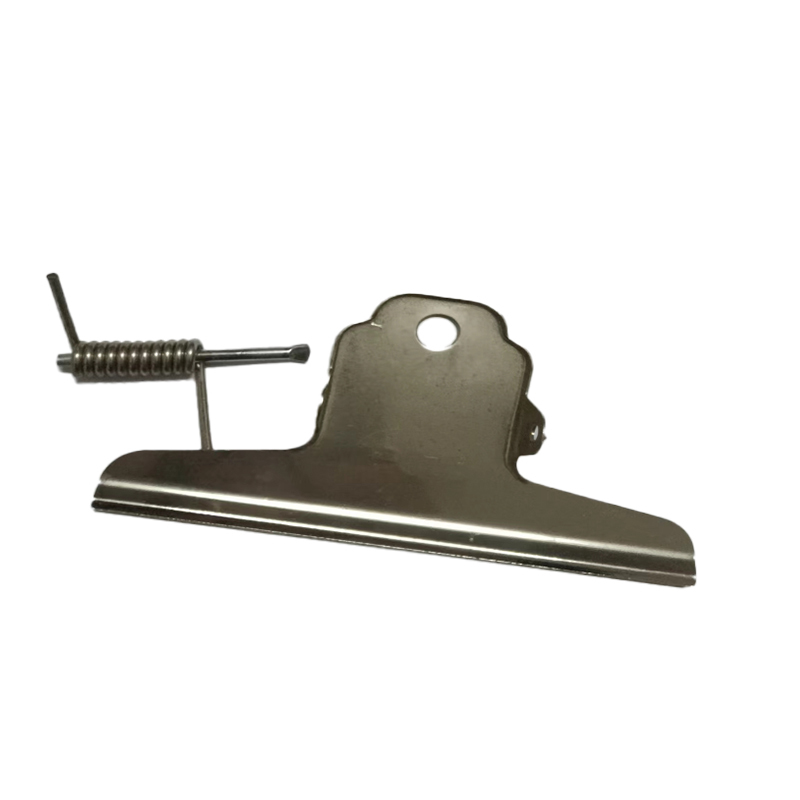 Hanging silver Stainless Steel Heavy Duty Paper Bulldog Clamp Clips