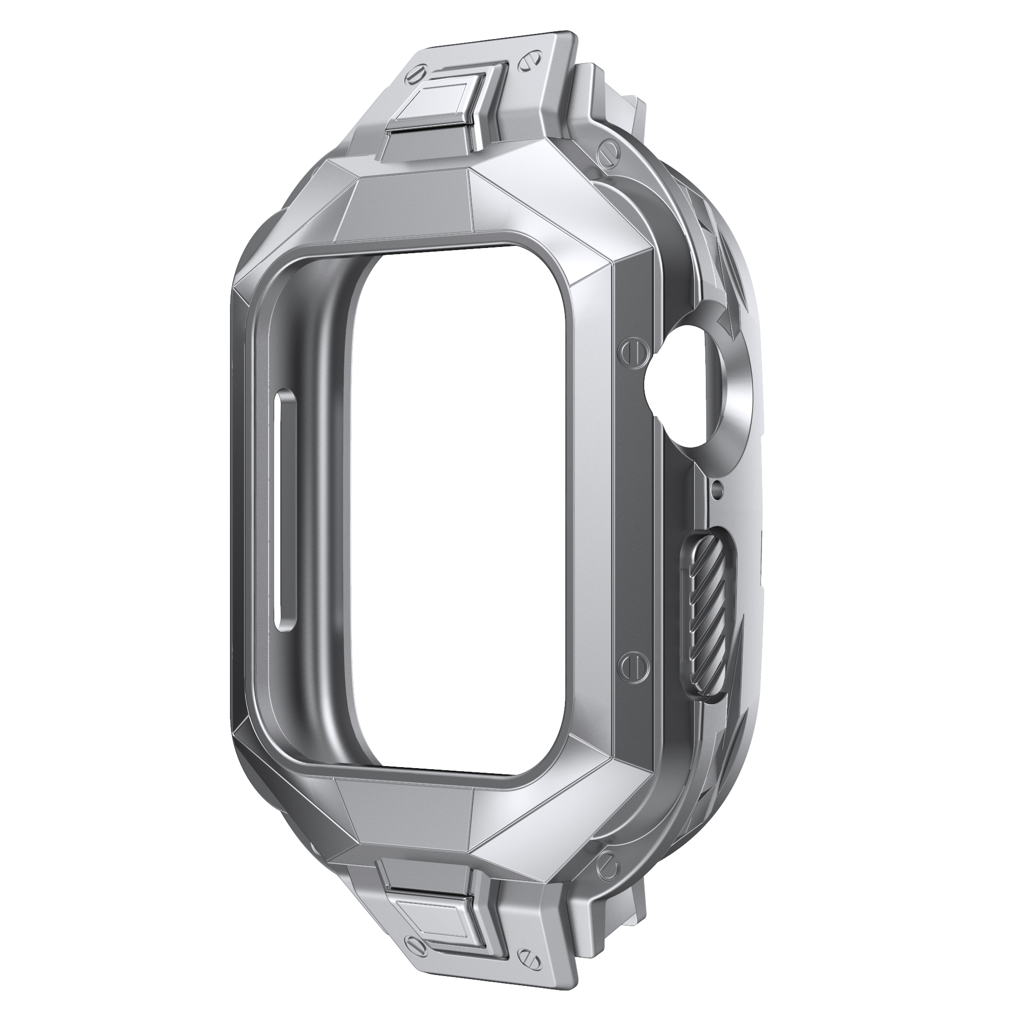 Customized spaceship stainless steel watch case for apple watch series 7 Suitable for 41mm 45mm