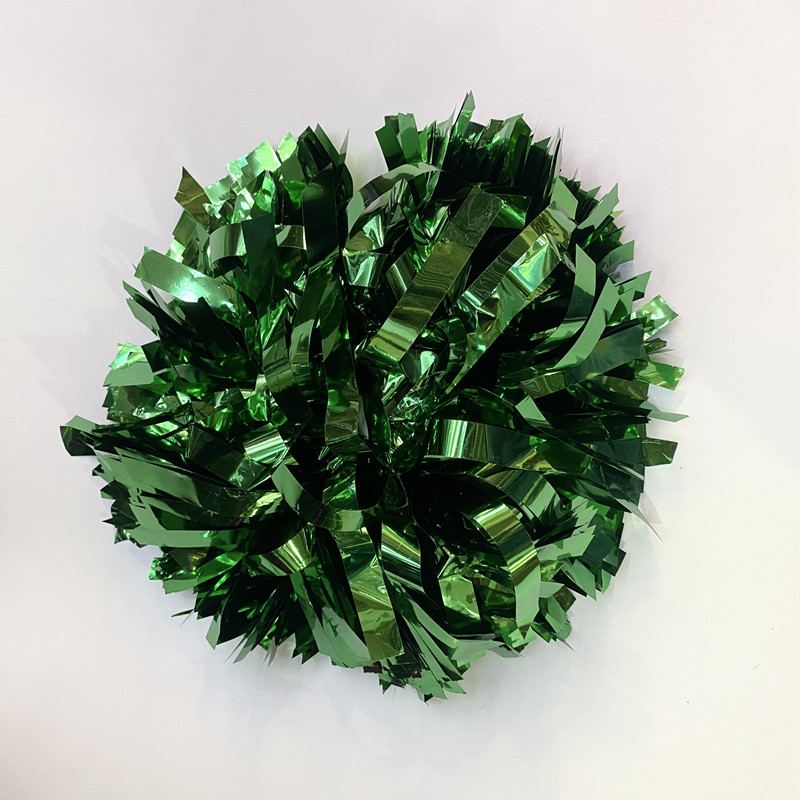 Wholesale Promo Cheerleading Pompoms Different Color Metallic Sport Cheering Pom Poms