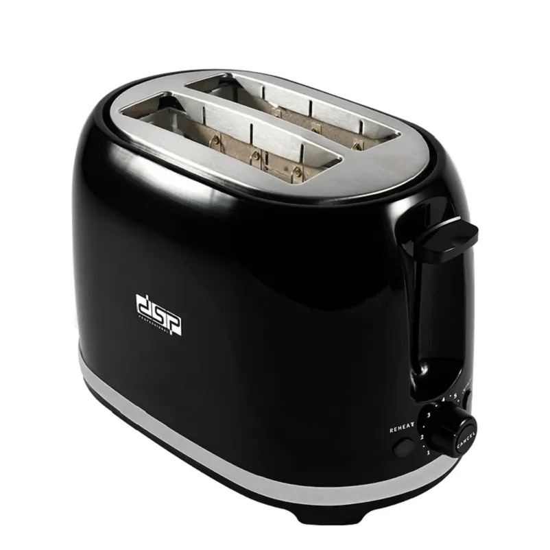 DSP Kitchen electric appliances 2 slice 850W vintage toaster bread maker toaster