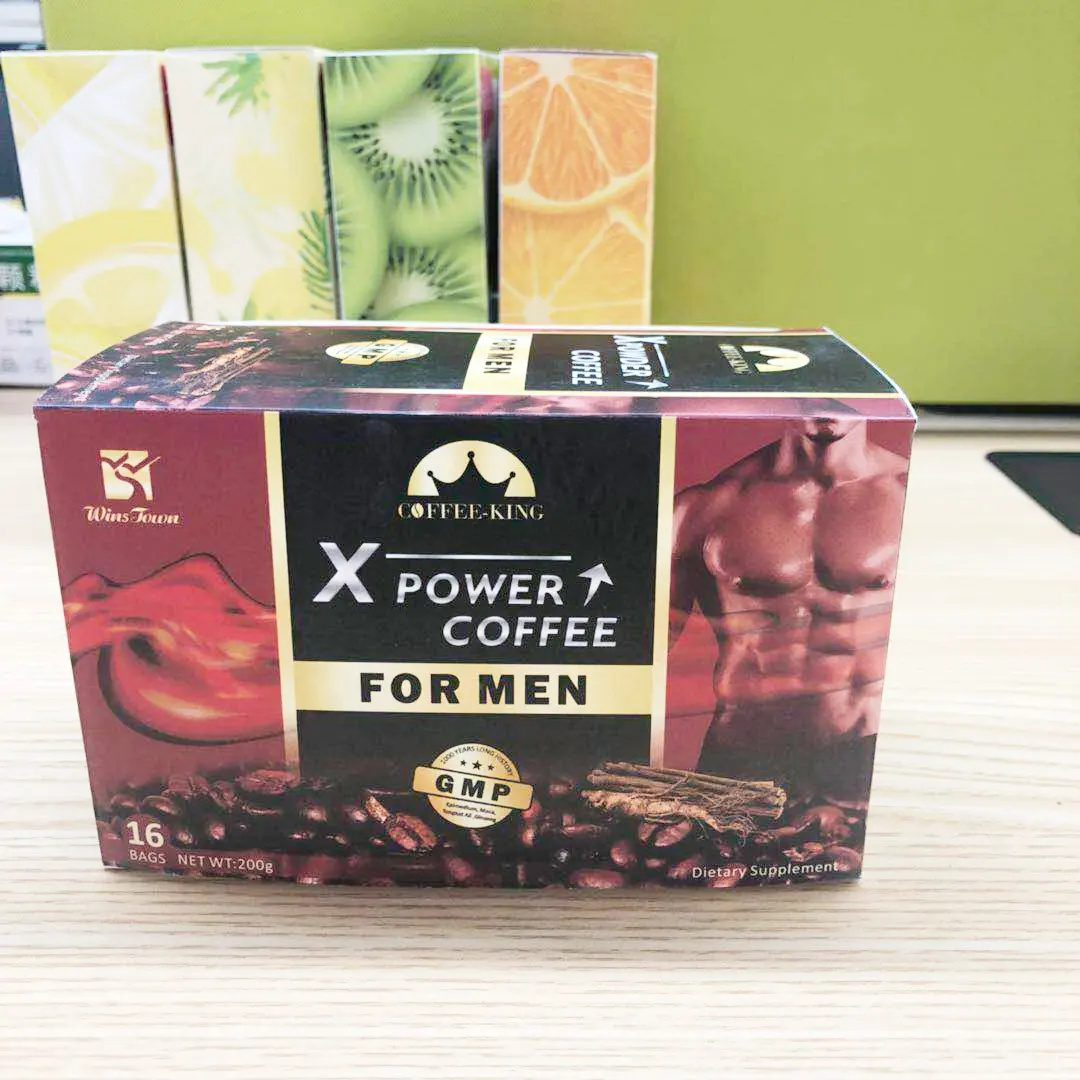 Best Selling Products Man X power coffee Private label herbal Instant coffee for men