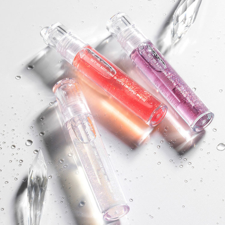 OEM/ODM Ins Transparent Clear Top Lip Gloss Tubes Square Tube Best Selling Lip Gloss Tube