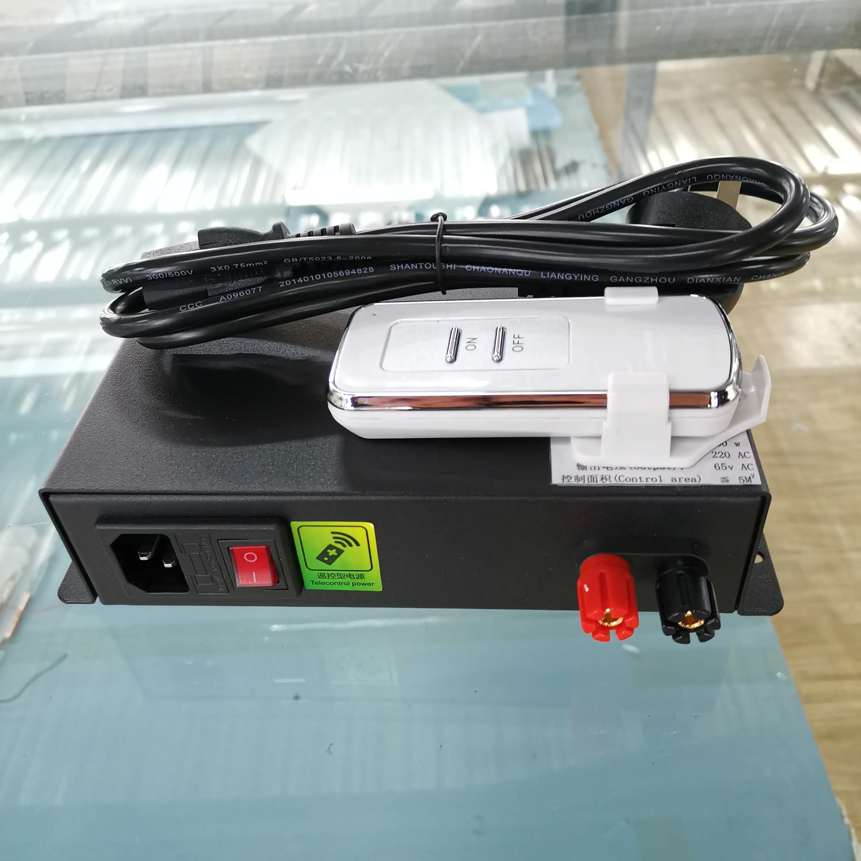 100w Power Supply Transformer With Remote Control Power Controller For PDLC Smart Film With ISO:9001 CE Certificate
