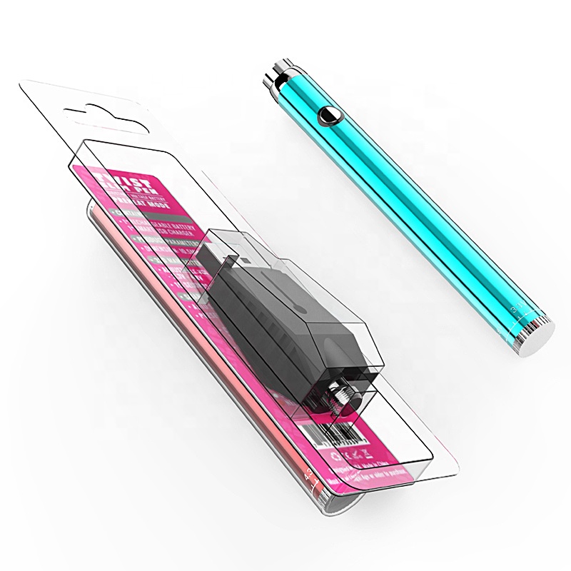 Подогреть Регулируемая переменная Напряжение 510 нить картридж vape батарея Красочные Кнопка vape ручка батарея с USB