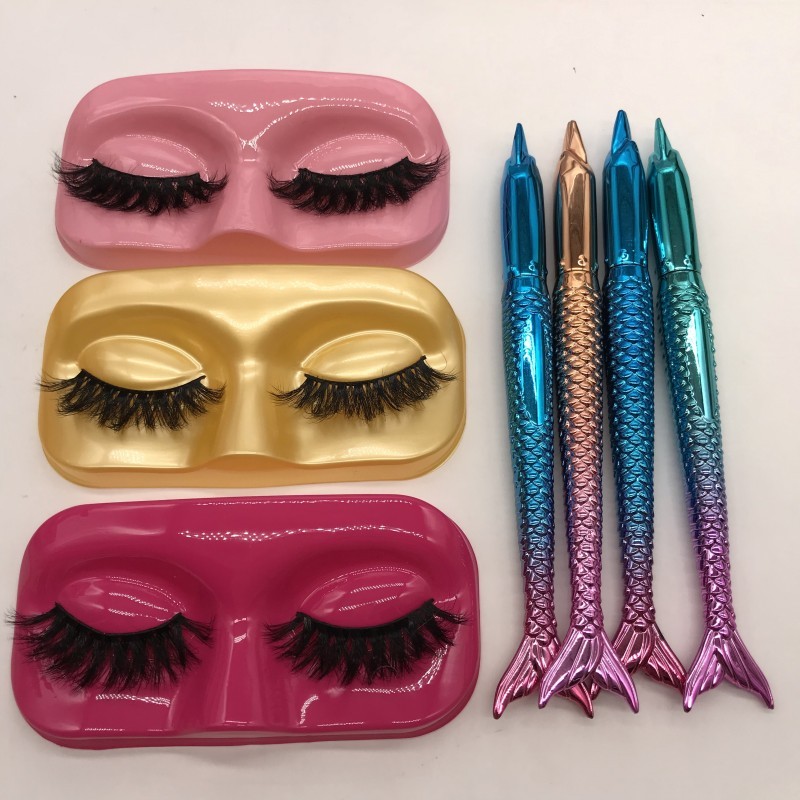 Waterproof smooth sticky liquid magic eyeliner lash glue eyelashes pen adhesive eyeliner pen for strip eyelashes