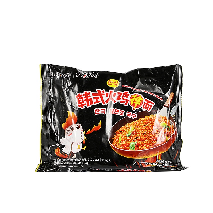 BaiXiang оптовая продажа, корейский стиль, искусственный пряный вкус индейки, 5 в 1, лапша быстрого приготовления