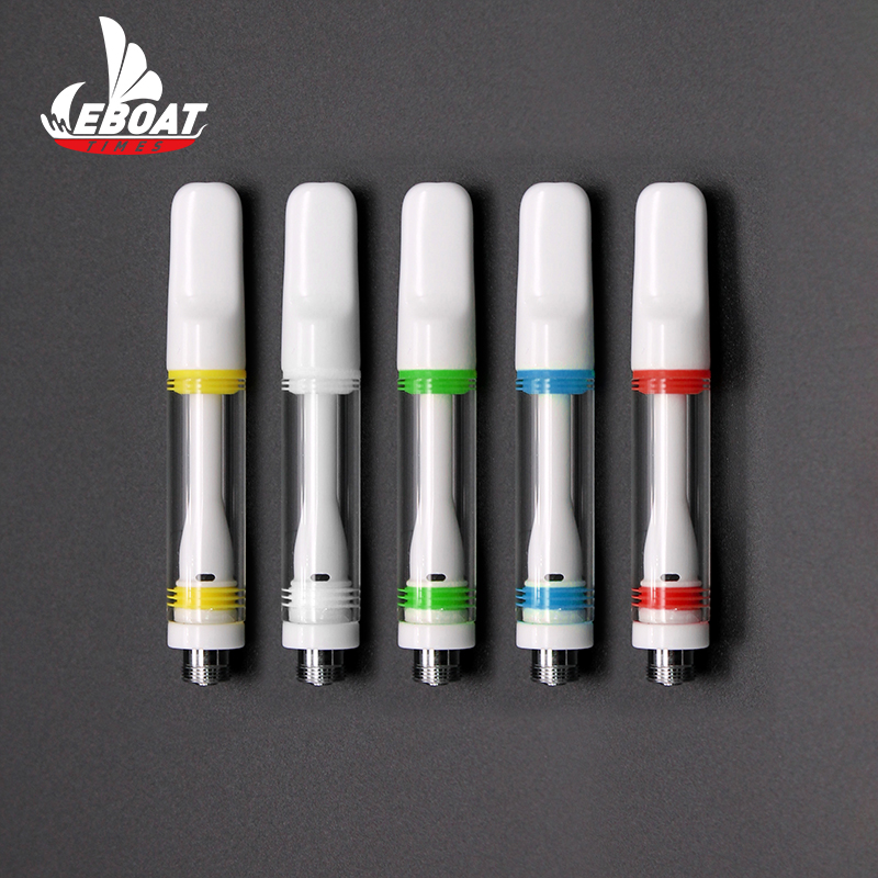 Eboat empty 1.0ml full ceramic cigarett electronic cbd oil vape cartridge