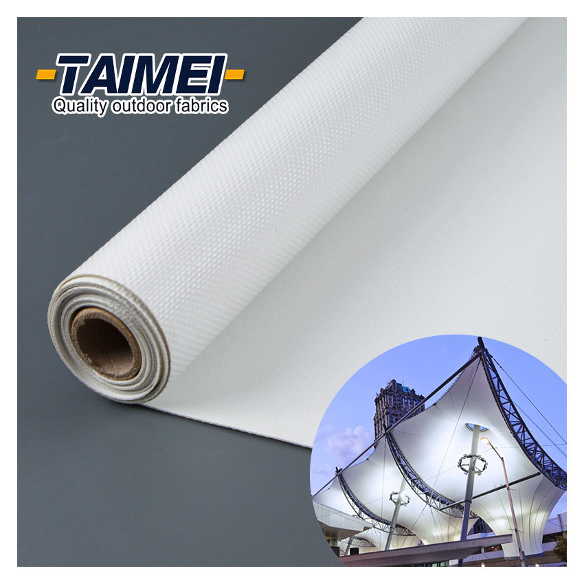 PVC Membrane Structure Carport Outdoor Tensile Membrane Structure Shelter Fabric For Event Wedding Party