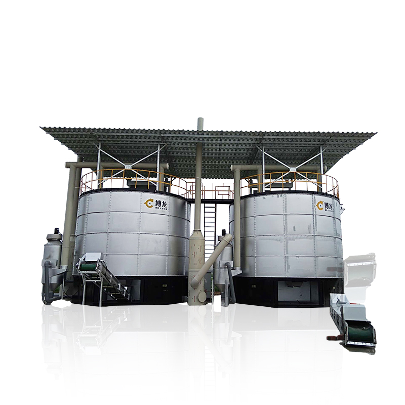 leading brand cow dung pig manure compost tower organic waste compost fertilizer production line