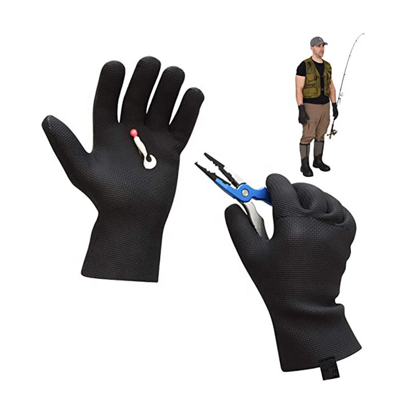 Wholesale custom Men's neoprene gloves waterproof fishing gloves
