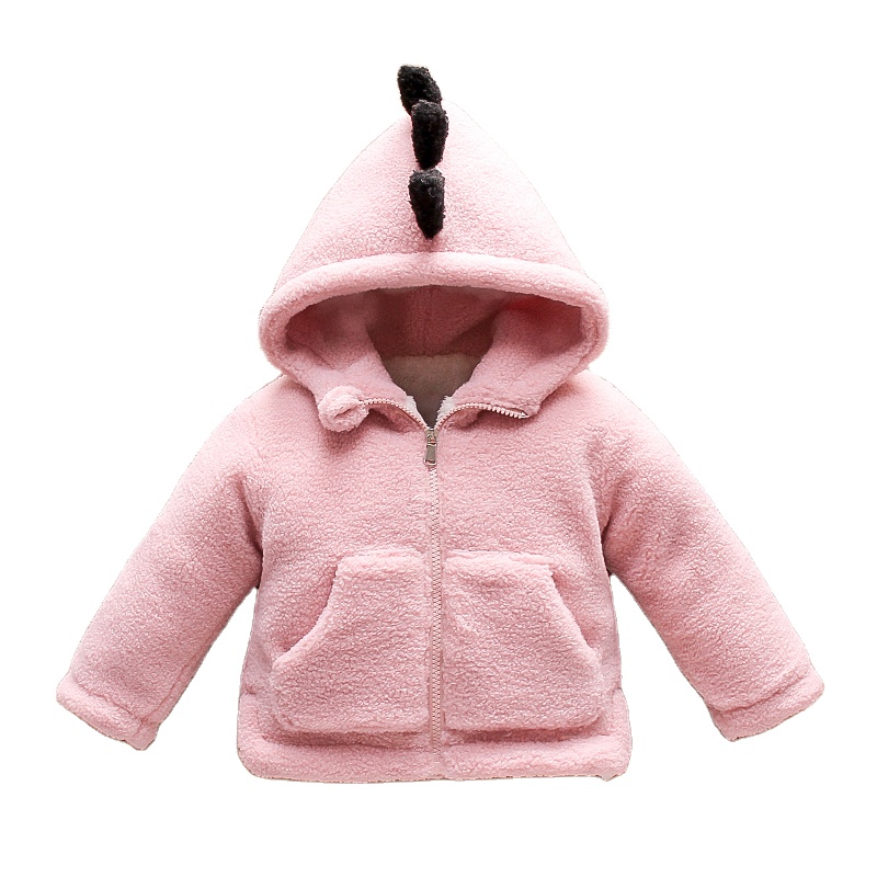 Guangzhou latest designed new arrival infant baby wool coat winter warm Zipper hooded soft newborn toddler baby clothing coat