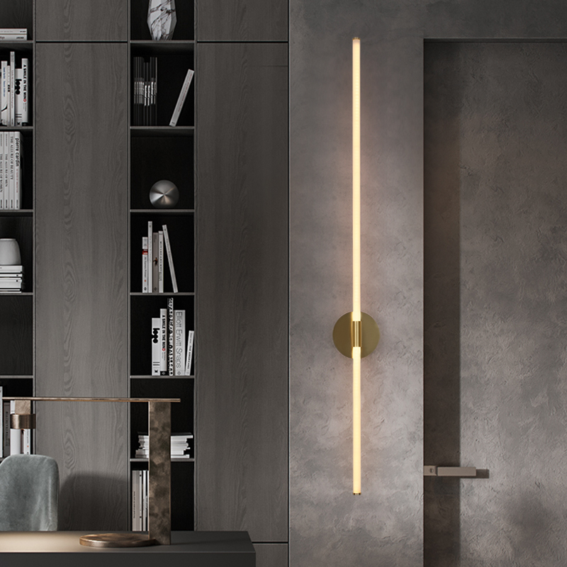 2021 Latest Decoration Fancy Modern Led Sconce Wall Light For Indoor Interior Decor Bathroom Bedroom Home Gold Black Designer
