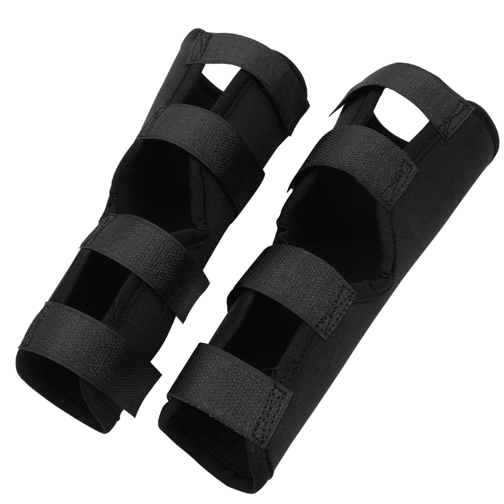Durable Black Wraps Compression Sleeve Adjustable Dog Leg Knee Brace Support Protector Dog Recovery Elbow