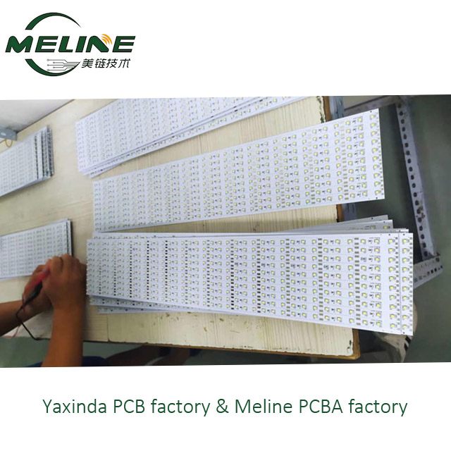 Светодиодная лампа Meline LED PCBA Yaxinda, печатная плата, алюминиевые Ламповые платы, Светодиодная трубка, печатная плата по индивидуальному заказу в Китае, доставка по всему миру