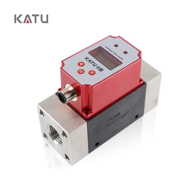 KATU Manufacturers Cooling Water Flow Monitoring LED Display Flow Temperature Integrated Sensor