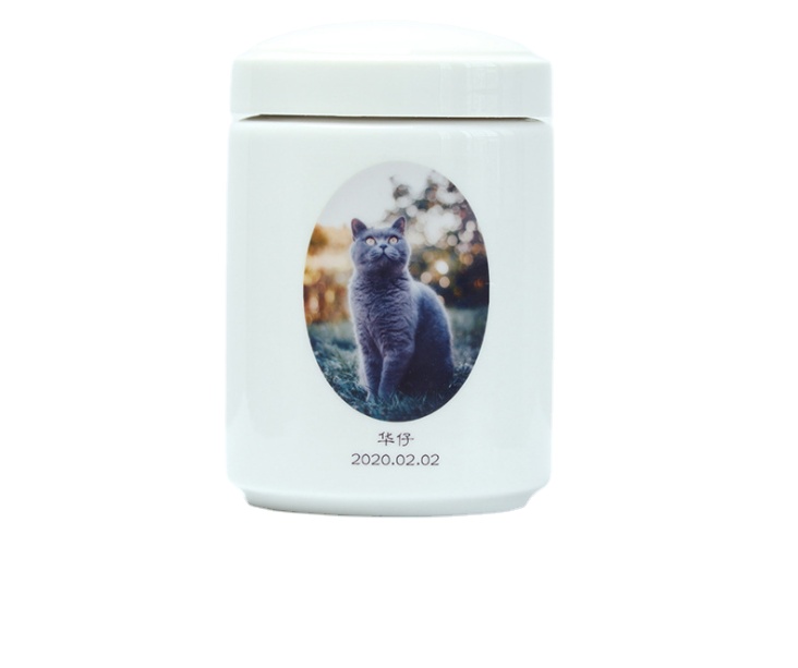 Pet ceramic urn caskets & urns box ceramic pet urn