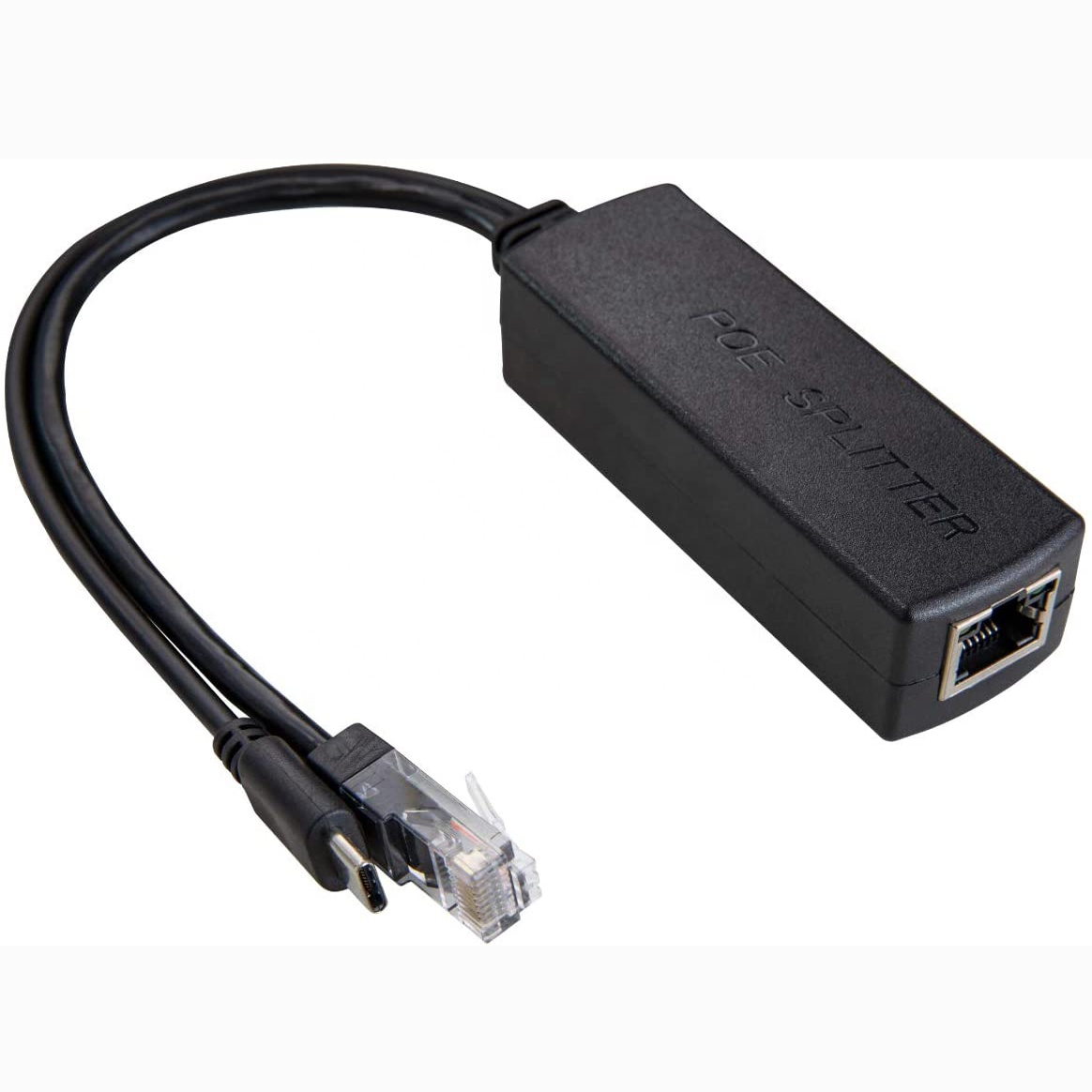 48В до DC5V 2.4A TYPE-C с эффектом приближения c зарядкой micro-USB разделитель POE DC38-56V вход 802.3af стандартный 100 м данных передачи энергии POE инжектор