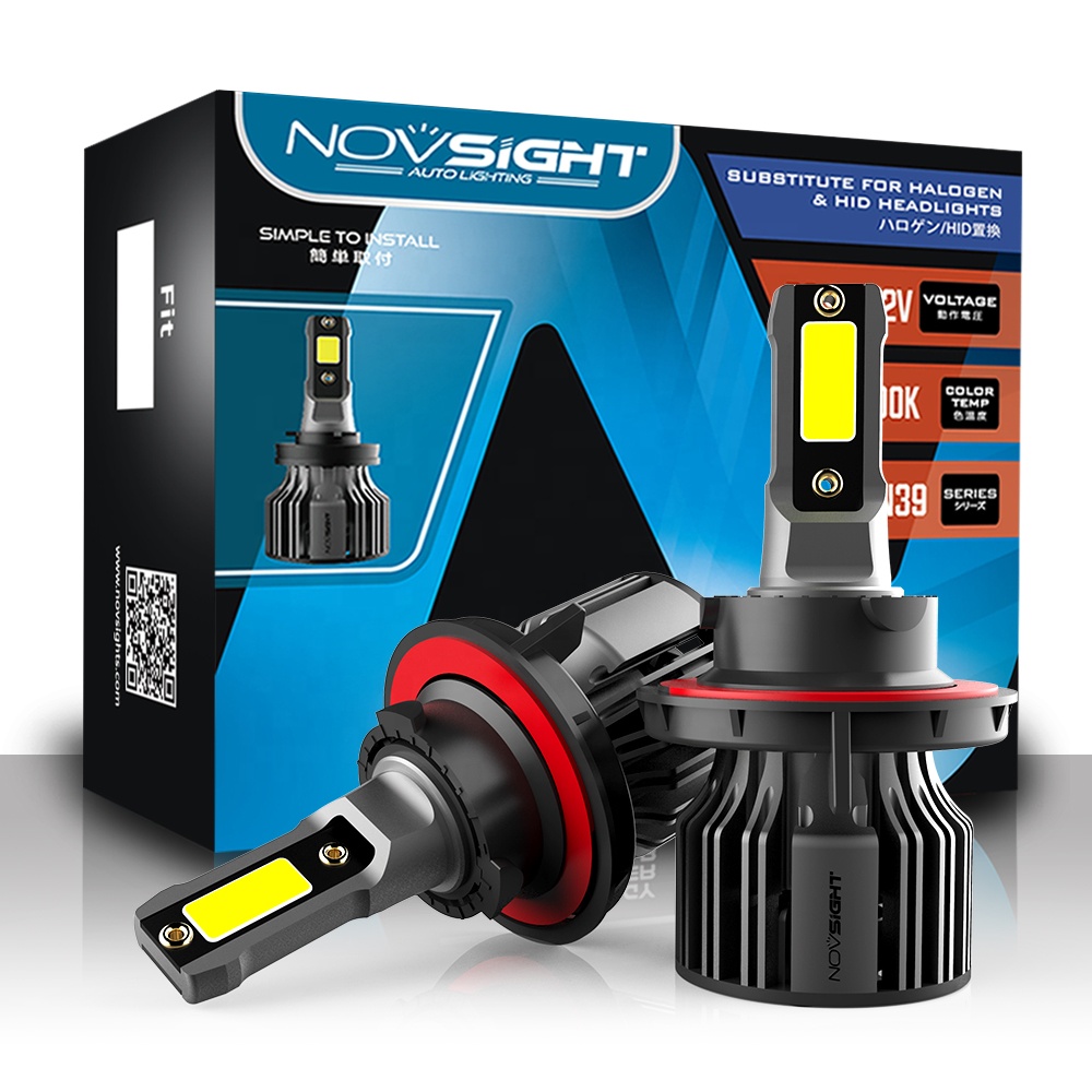 Novsight A500-N39 s2 72 Вт 10000 люмен комплект светодиодных фар для мотоцикла h4 h7 9005 9006 h11 h13 светодиодные фары для автомобиля c6 светодиодная фара