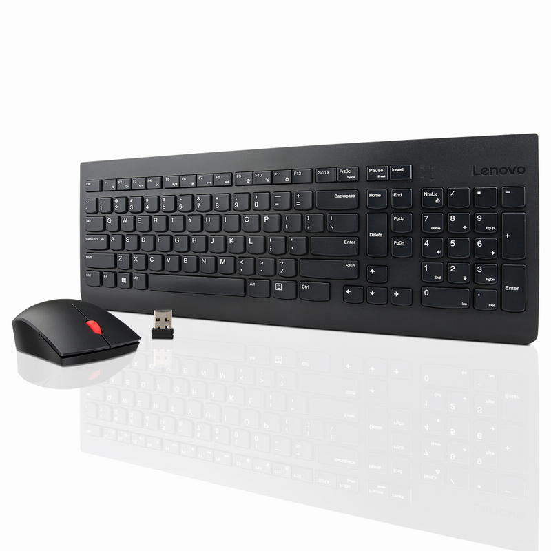 Lenovo Essential Wireless Combo Keyboard & Mouse 4X30M39458  US English  2.4g Wireless Keyboard and Mouse