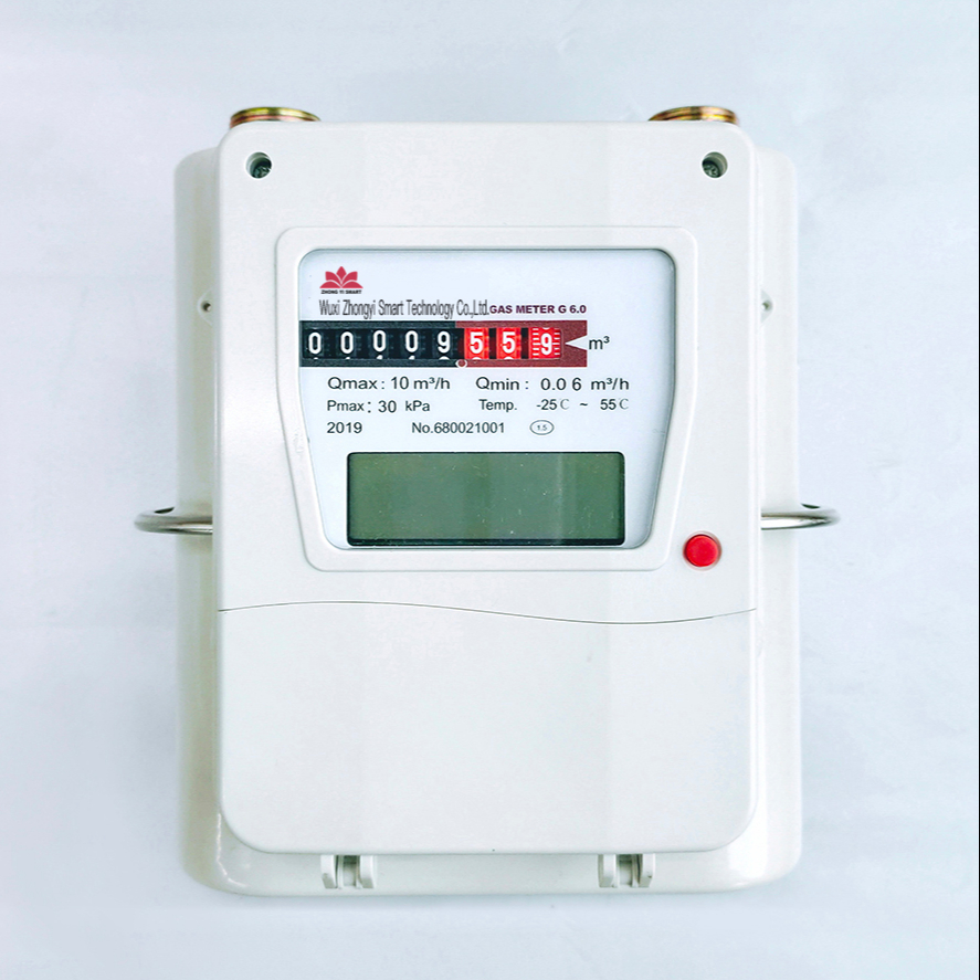 Горячая продажа стальной оболочки мембраны умный газовый счетчик с lorawan модуль для дистанционного метр чтения