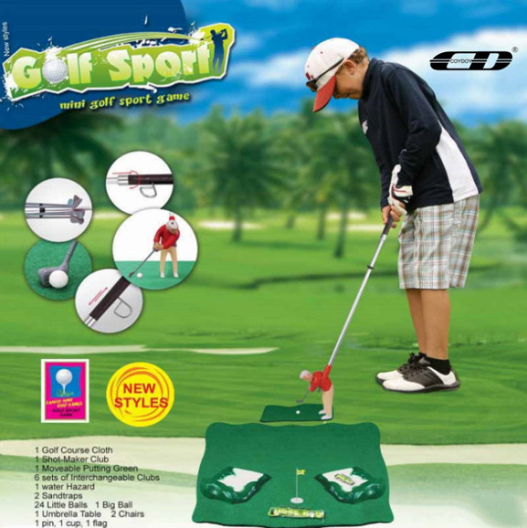 COYDOY-Mini Golf Practice Set, Ball Sport Set, Children для Toy, Club Practice Sports, indoor Games