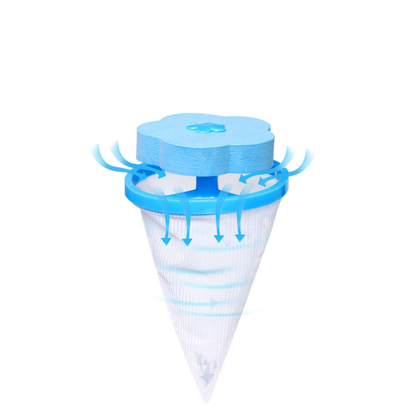Hot sale non detergent durable eco household washing machine cleaning mesh bag ball hair mesh laundry filter bag L475