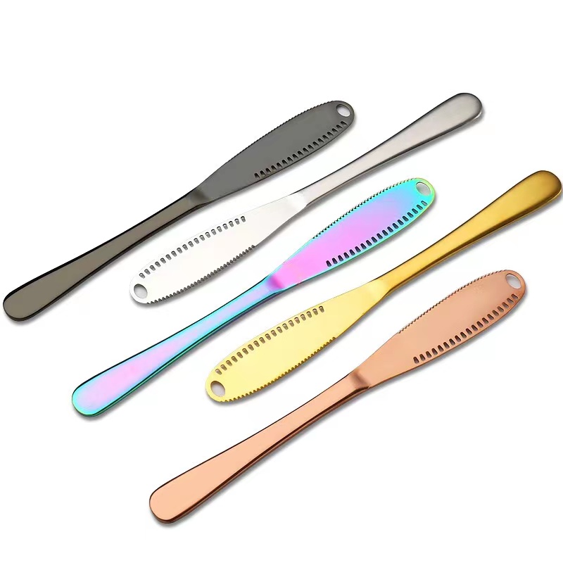 3 in 1 Muti-Function Stainless Steel Butter Knife Utensil Bread Cheese Spreader Knife
