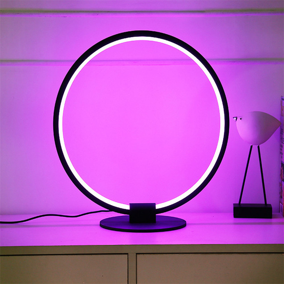 RGB настольная лампа живая красочная фоновая декоративная лампа романтическая и теплая чистая красная атмосферная лампа креативная энергосберегающая лампа lam