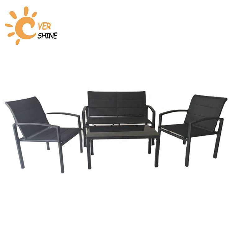Modern Outdoor High Quality Garden Sets Rattan Sofa Metal Chair
