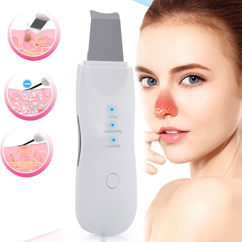 Vibrate Deep Face Cleaning Skin Scrubber Remove Dirt Blackhead Reduce Wrinkles Facial Lifting Peeling Tool Not Ultrasonic Shovel