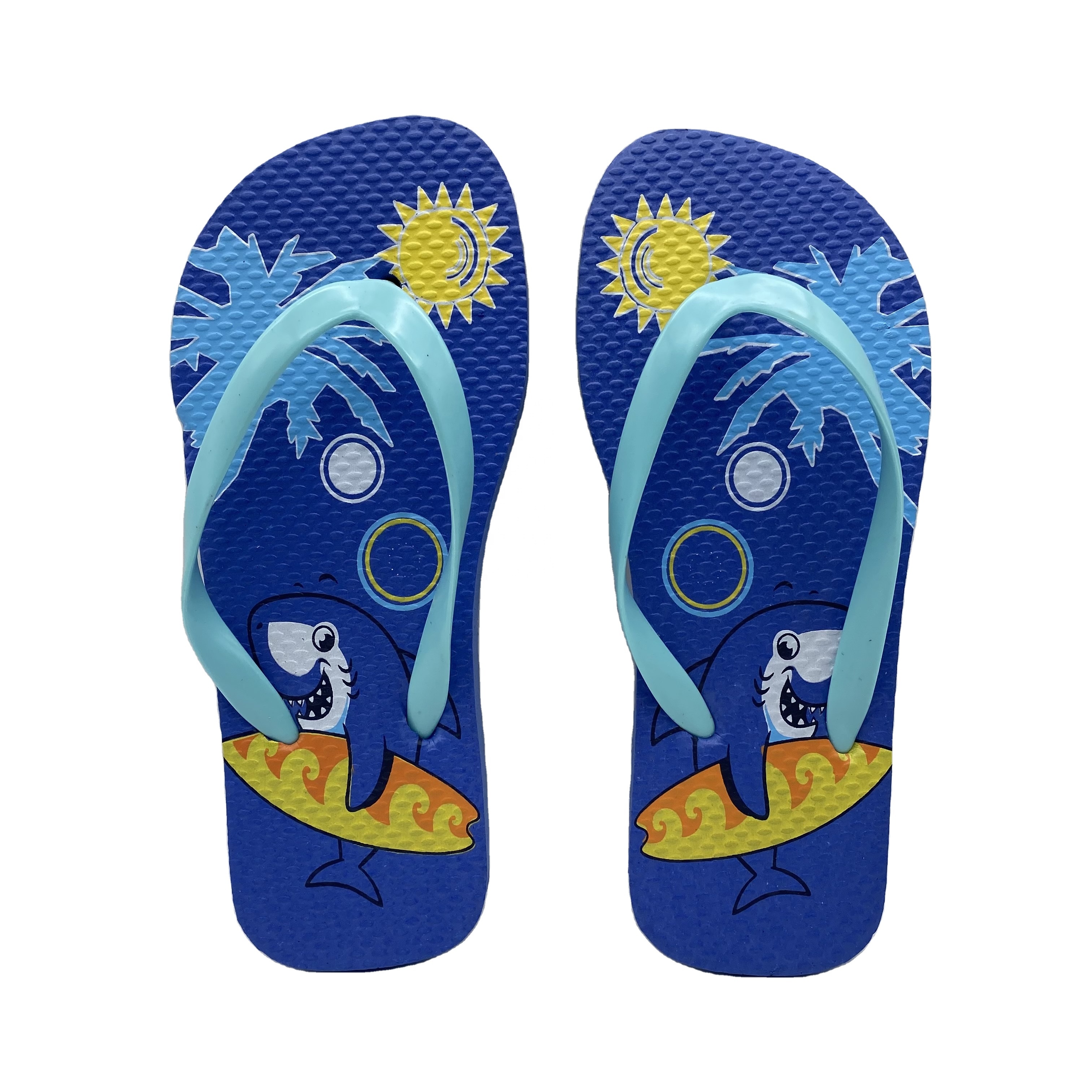 New Design Printing EVA Cute Flip Flops Home Slippers For Kids