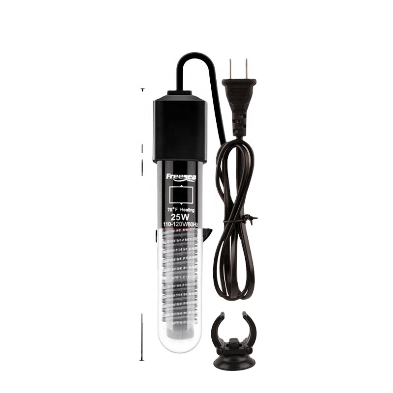 Freesea FS-110 IP68 Waterproof Anti-Crack Quartz Haters 25W Quartz Glass Tube Fish Tank Submersible Heater For Aquarium