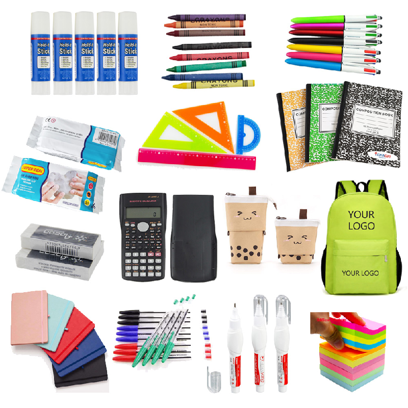 High Quality School Stationery Set Wholesale Back Office Supplies for Kids' Use for Promotions