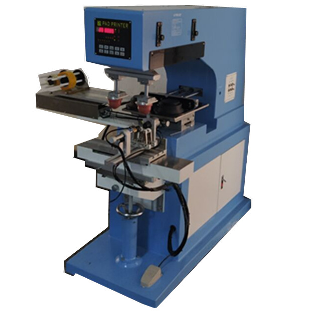 LED Bulb Tampoprint Machine Pad Printing Machines 2 Colors With Auto Cleaning Pad System