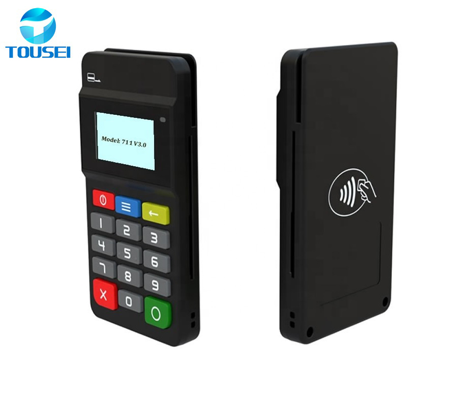 Портативный Pos-терминал для Мобильных Платежей Mini ATM с Nfc-считывателем и контактной панелью для Android Ios кредитных карт