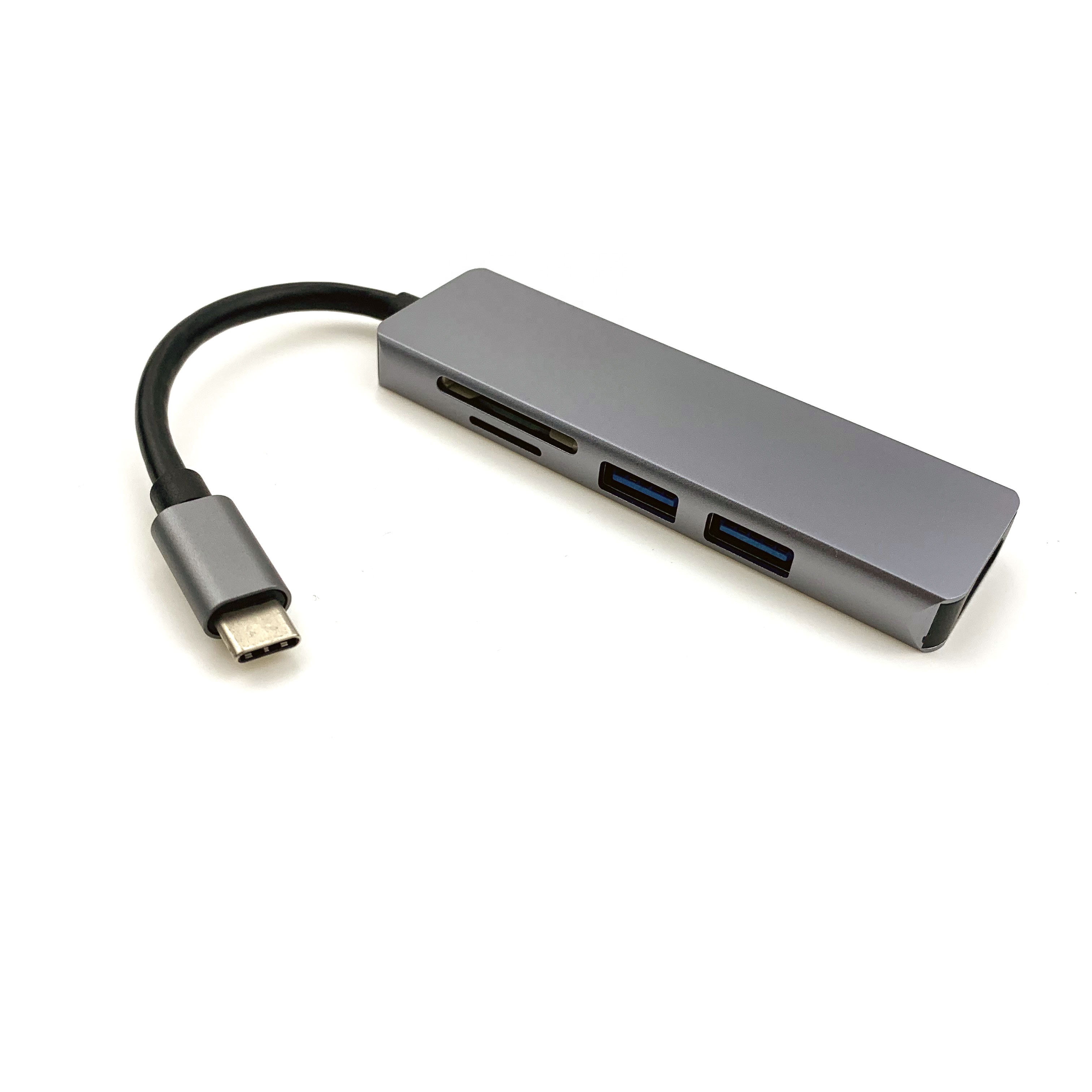 OEM Высокое качество USB 3,1 Type C концентратор 5 в 1 к HDMI 2x USB3.0 SD/TF карта USB концентратор адаптер