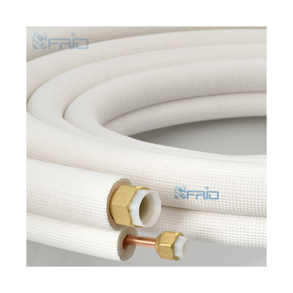 Катушка Scottfrio 1/2 дюйма 5/16 7/8, катушка 15 м 6,35 мм 9,53 мм 12,7 мм, изолированная тонкая стенка малого диаметра, кондиционер, медная трубка переменного тока