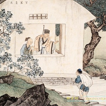 hand-painted pottery plate painting twenty-four filial piety carry rice from hundred miles story painting traditional culture